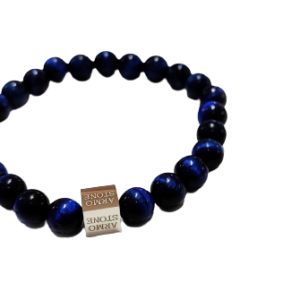 Blue tigers eye bracelet