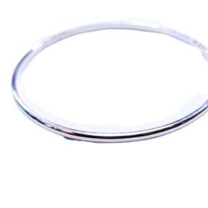 Argentium Silver 3.5mm wide bangle