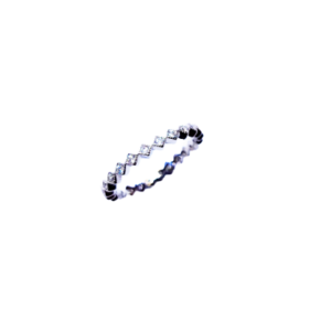 Silver Dress cubic zirconia ring