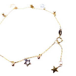 9ct Gold charm bracelet