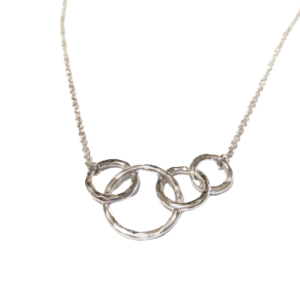 40th Silver necklace